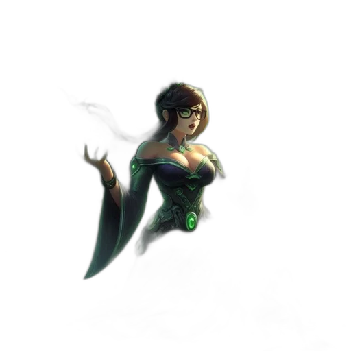 dress, staff, dragon, robot transparent PNG cut-out