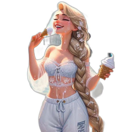 dress, concept art, cartoon, comic book art transparent PNG cut-out