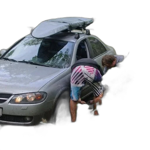 car, umbrella, underwater, rain transparent PNG cut-out