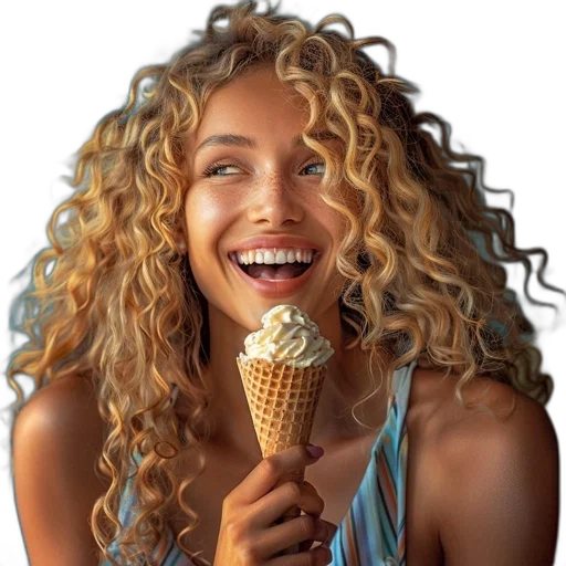 food, jewelry, hair, face transparent PNG cut-out