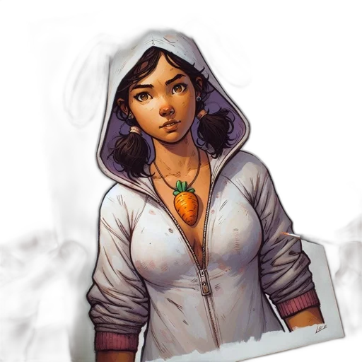 jacket, concept art, comic book art, fantasy art transparent PNG cut-out