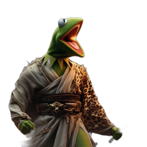animal, dragon, staff, creature transparent PNG cut-out