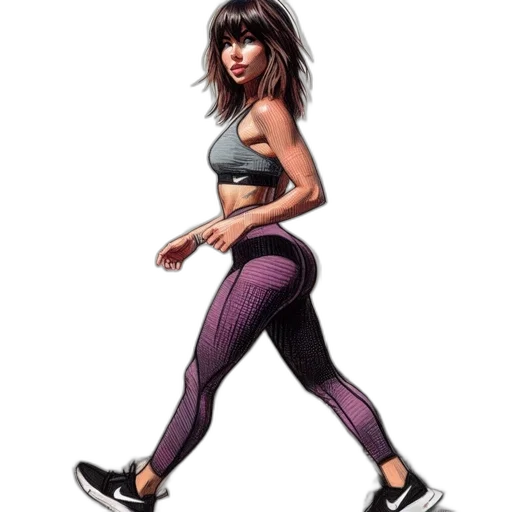 comic book art, concept art, cartoon, pixel art transparent PNG cut-out