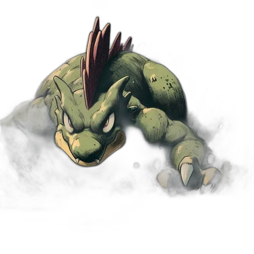 dragon, creature, animal, staff transparent PNG cut-out