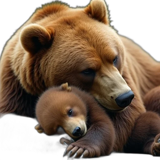 animal, photorealistic, earth tones, close-up transparent PNG cut-out