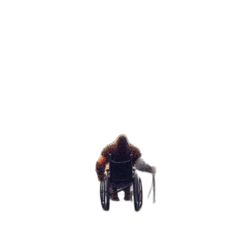 robot, creature, animal, hair transparent PNG cut-out