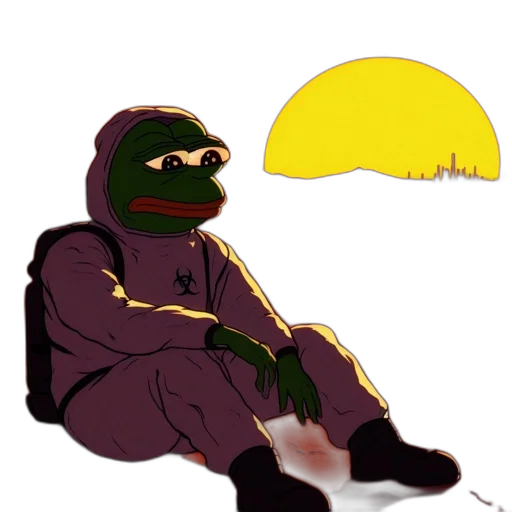 concept art, desolate, desert, pepe transparent PNG cut-out