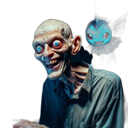 mask, creature, face, staff transparent PNG cut-out