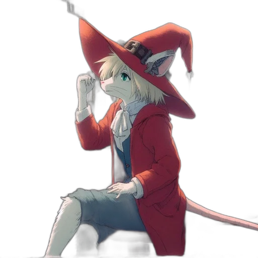 staff, hat, weapon, dragon transparent PNG cut-out