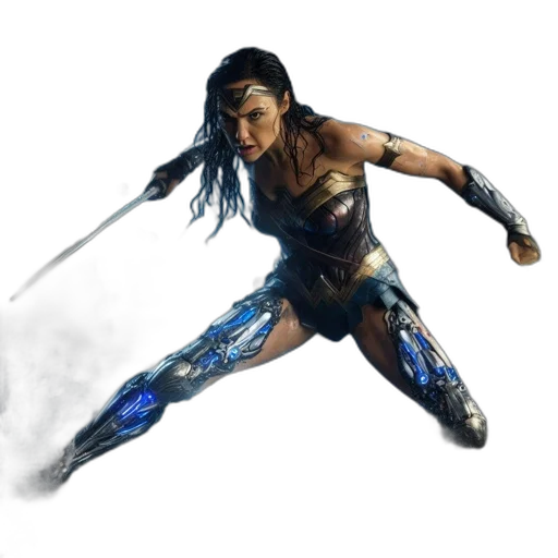 concept art, comic book art, fantasy art, 3d render transparent PNG cut-out