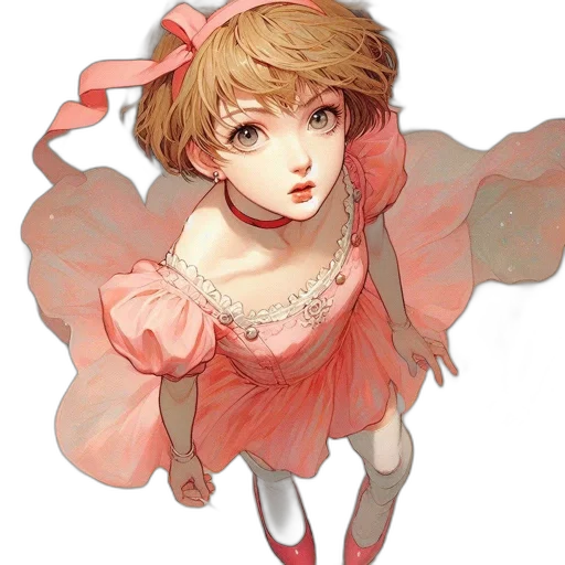 dress, face, mask, staff transparent PNG cut-out