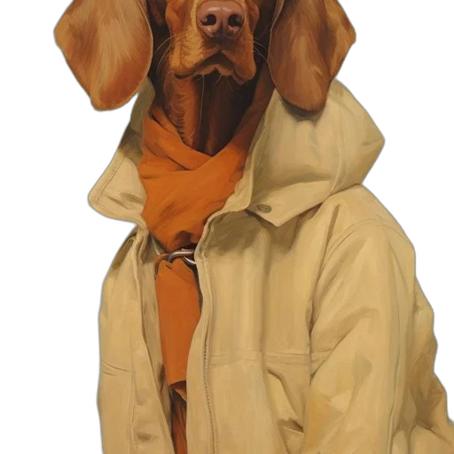 jacket, animal, staff, face transparent PNG cut-out
