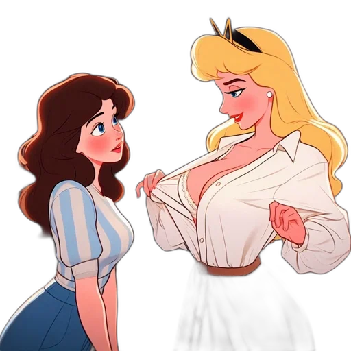 dress, concept art, cartoon, fantasy art transparent PNG cut-out