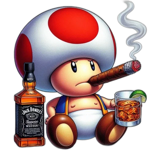 weapon, bottle, hat, pixel art transparent PNG cut-out