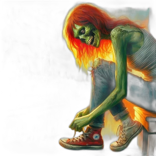mask, creature, shoes, concept art transparent PNG cut-out