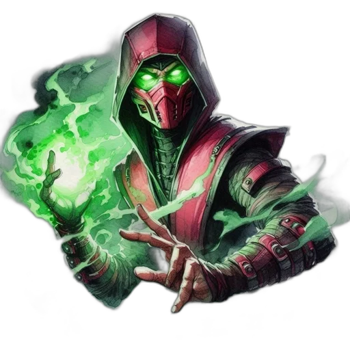 mask, staff, concept art, fantasy art transparent PNG cut-out