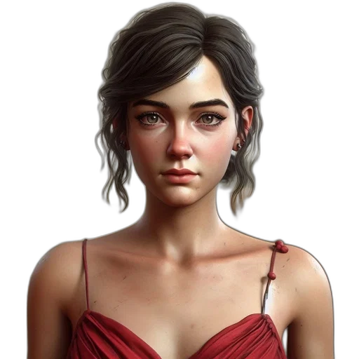 face, dress, mask, jewelry transparent PNG cut-out