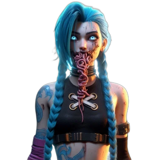 face, staff, mask, creature transparent PNG cut-out