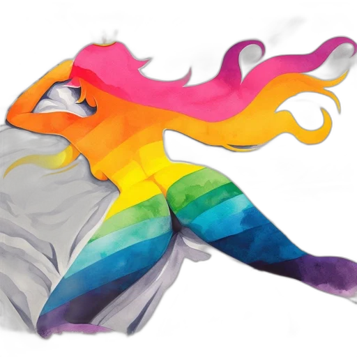 hair, creature, dress, jacket transparent PNG cut-out