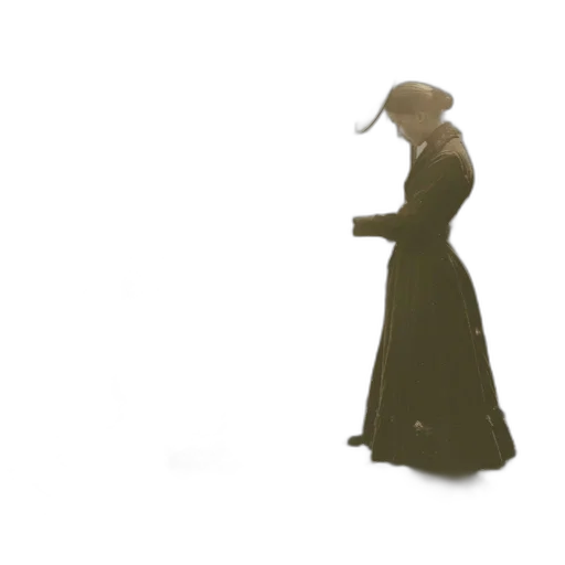 hat, dress, staff, jacket transparent PNG cut-out