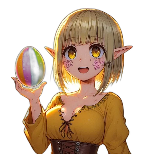 staff, mask, dress, dragon transparent PNG cut-out