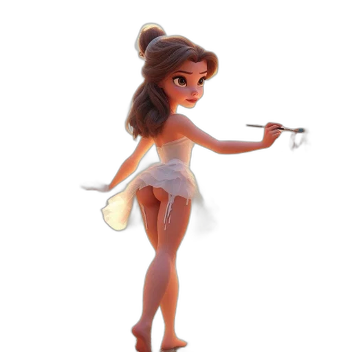 staff, dress, weapon, concept art transparent PNG cut-out