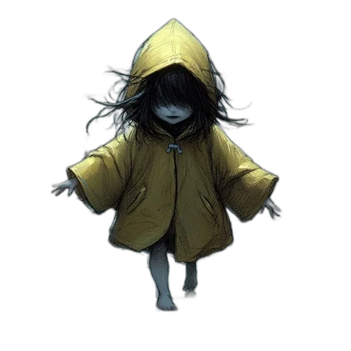 jacket, creature, mask, dress transparent PNG cut-out