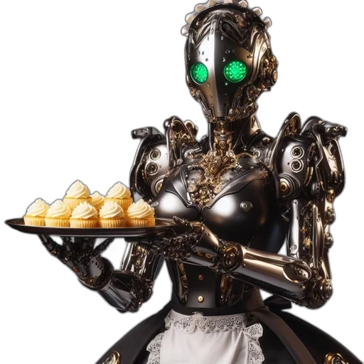 robot, food, dress, concept art transparent PNG cut-out
