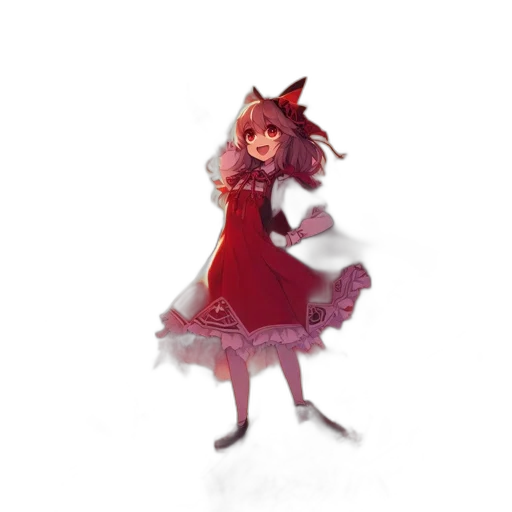 dress, staff, creature, crown transparent PNG cut-out