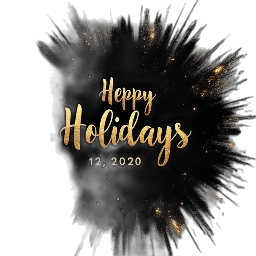 black, explosion, gold, calligraphy transparent PNG cut-out