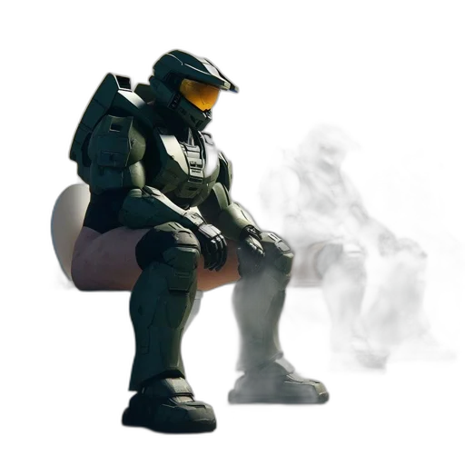 robot, concept art, 3d render, pixel art transparent PNG cut-out