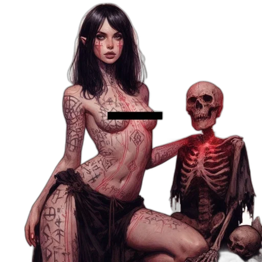 jewelry, dress, comic book art, concept art transparent PNG cut-out