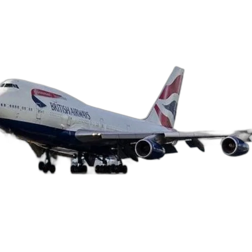 british, airways, boeing, 747 transparent PNG cut-out