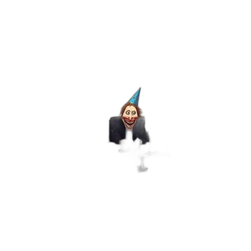 hat, staff, creature, pixel art transparent PNG cut-out