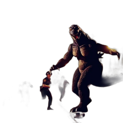 creature, robot, concept art, 3d render transparent PNG cut-out