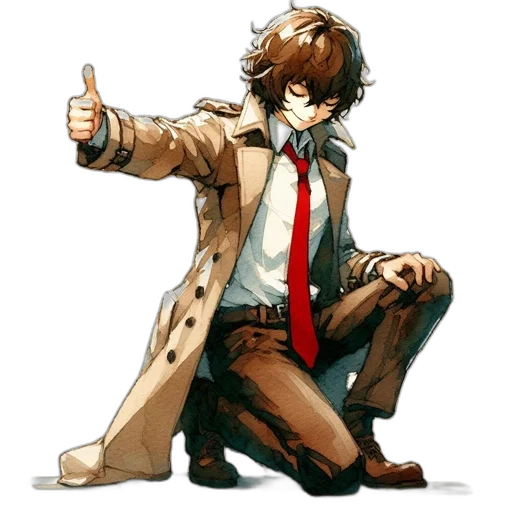 staff, jacket, weapon, concept art transparent PNG cut-out