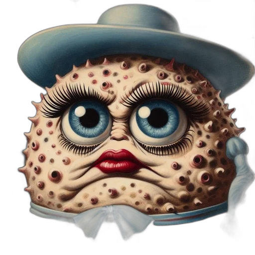mask, creature, face, hat transparent PNG cut-out