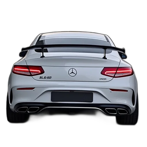 car, 3d render, photorealistic, rear transparent PNG cut-out