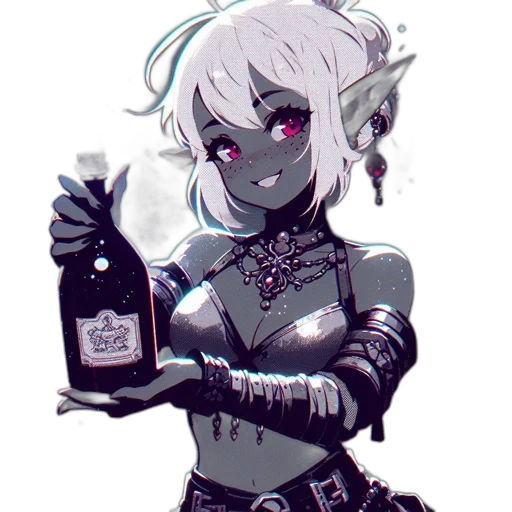 bottle, robot, dress, weapon transparent PNG cut-out