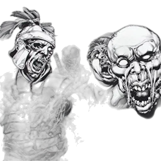 mask, face, concept art, comic book art transparent PNG cut-out