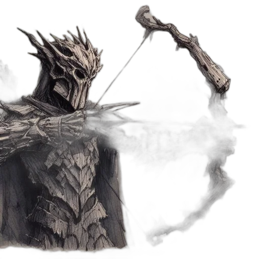 dragon, sword, staff, creature transparent PNG cut-out