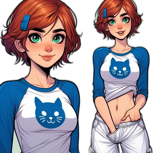 dress, comic book art, concept art, cartoon transparent PNG cut-out