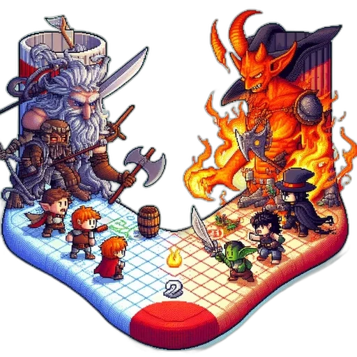 pixel art, concept art, fantasy art, comic book art transparent PNG cut-out