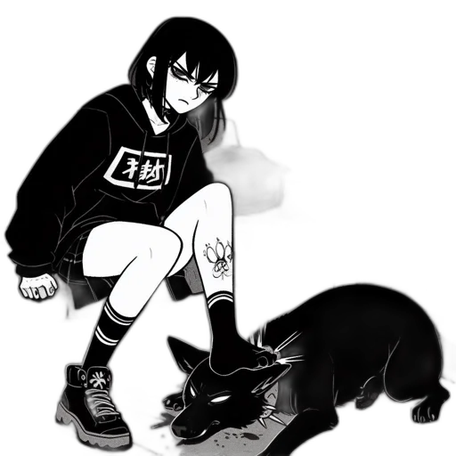creature, animal, shoes, staff transparent PNG cut-out