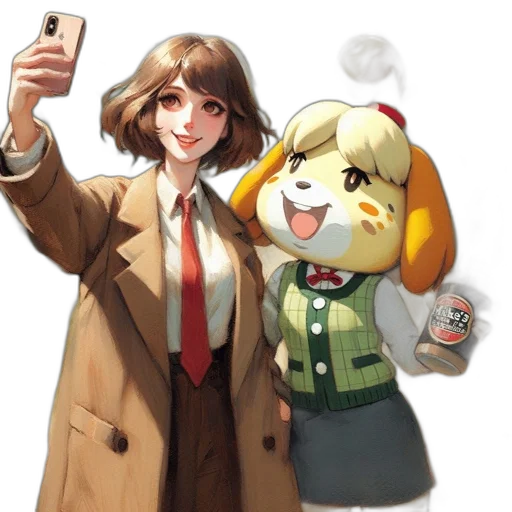 staff, animal, jacket, weapon transparent PNG cut-out