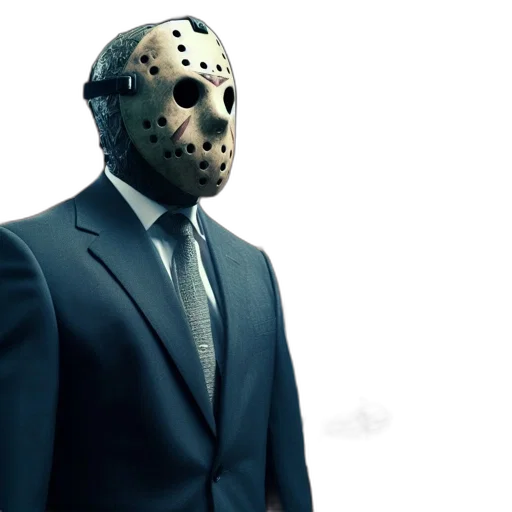mask, face, concept art, 3d render transparent PNG cut-out