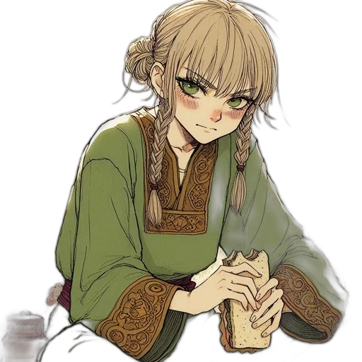 staff, fantasy art, pixel art, anime transparent PNG cut-out