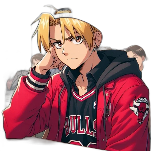 jacket, anime, pixel art, cartoon transparent PNG cut-out