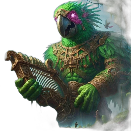 creature, staff, animal, weapon transparent PNG cut-out