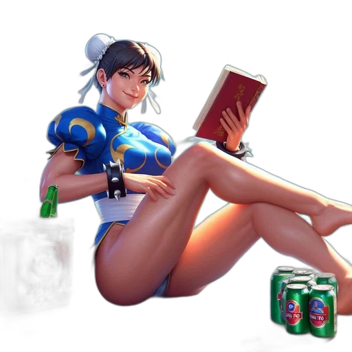 bottle, weapon, robot, fantasy art transparent PNG cut-out